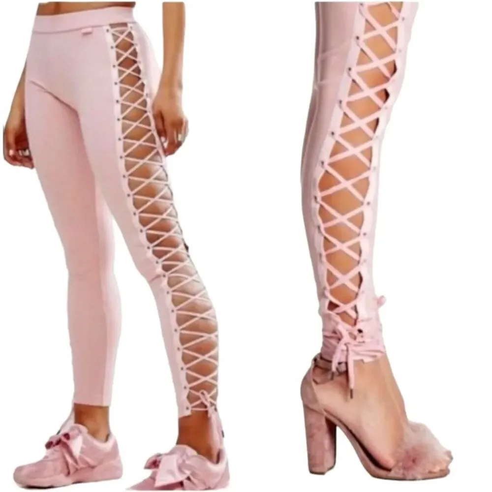 NWT- Fenty X Puma by Rihanna Laceup leggings - Picture 5 of 16